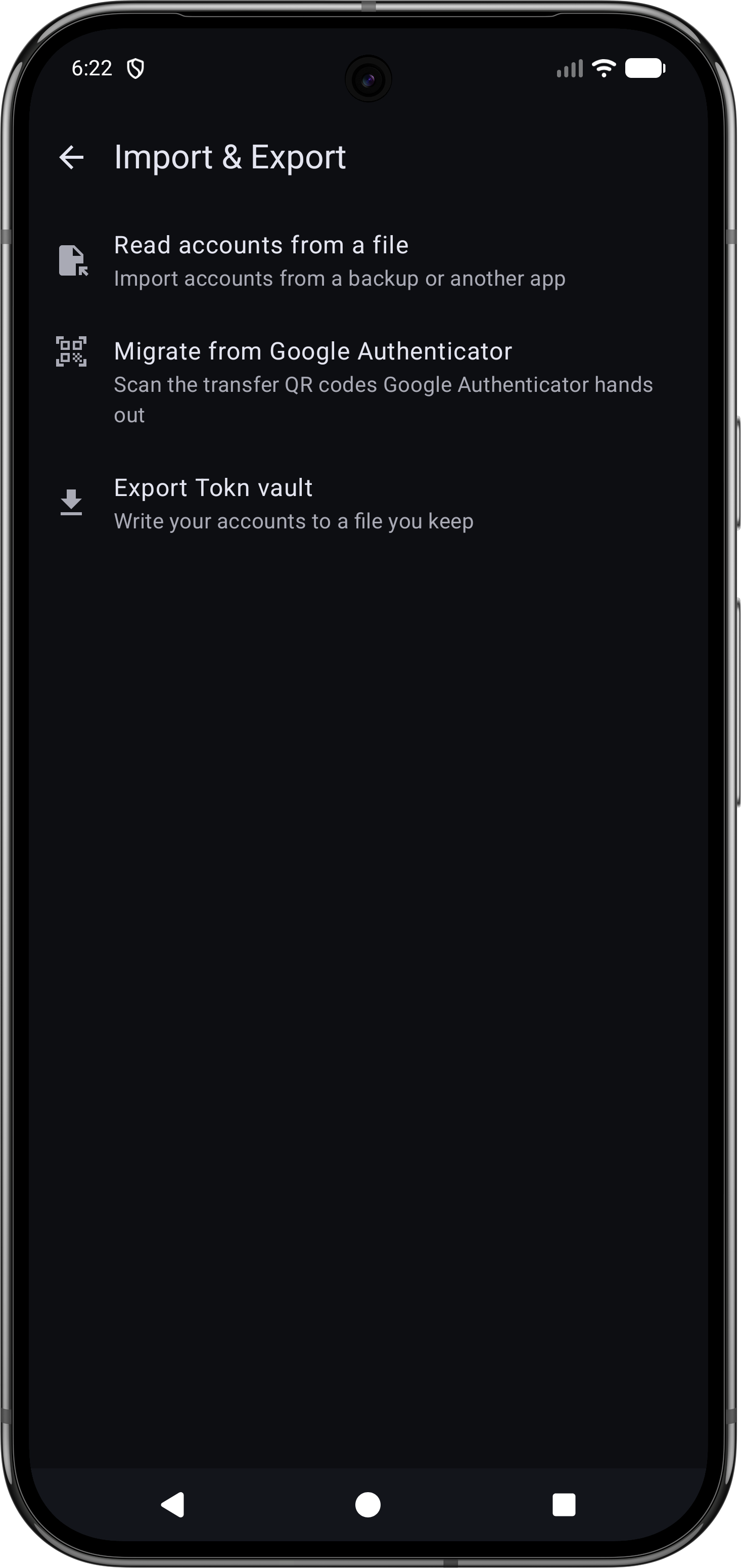 Encrypted backup and restore